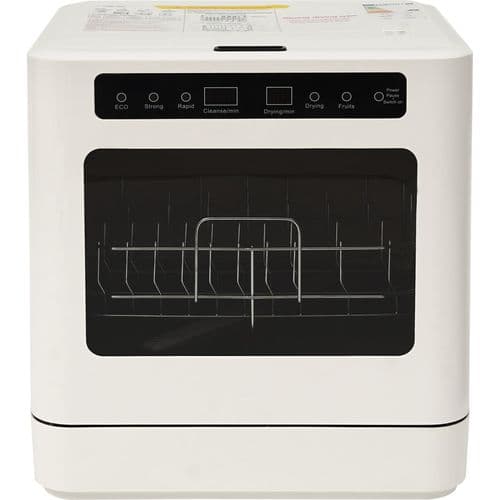 800W Tragbarer Mini-Geschirrspüler, Tisch-Geschirrspüler, Mini-Geschirrspüler, Weiß